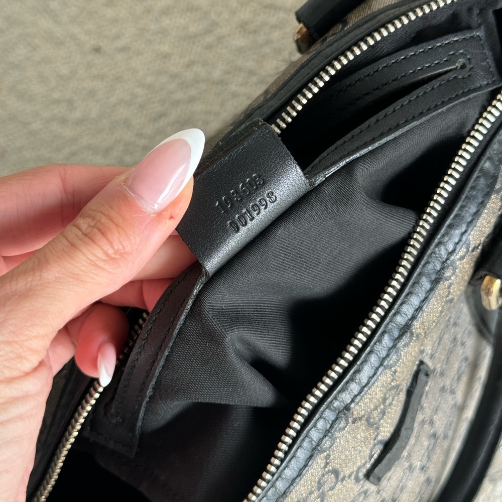 *SOLD** Gucci Monogram Crystal Canvas Boston Bag - Picture 9 of 11